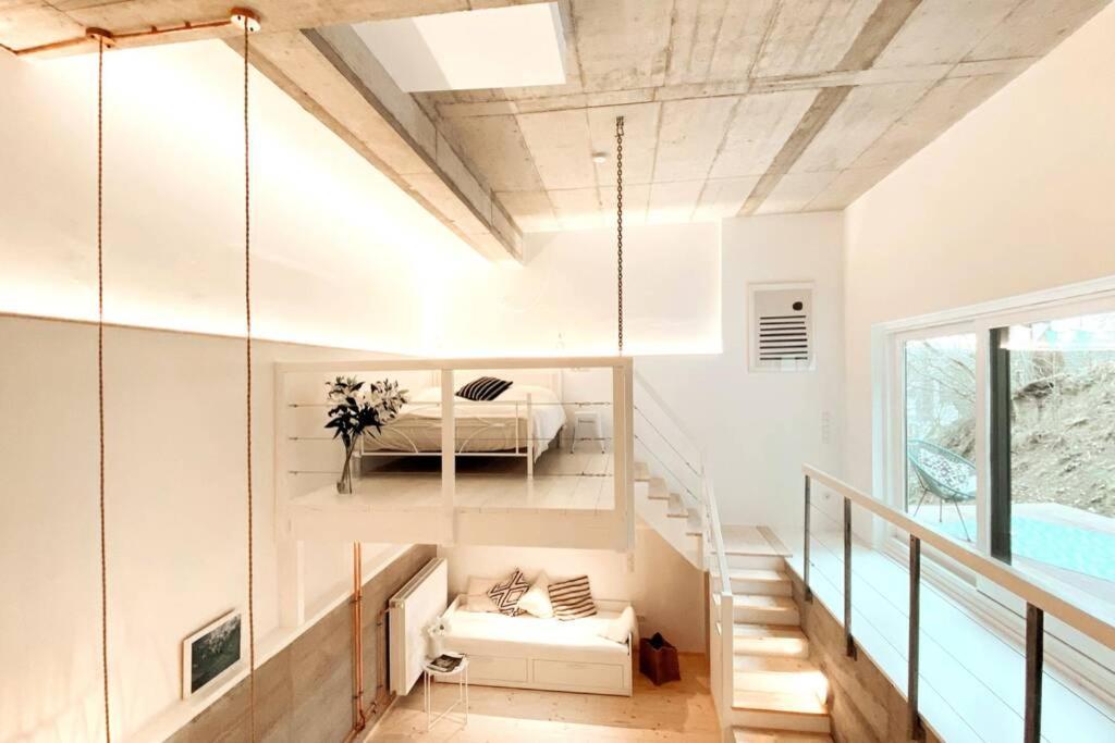 Pool-Loft: Wandern, Erholen & Sauna Siebengebirge Erpel Esterno foto