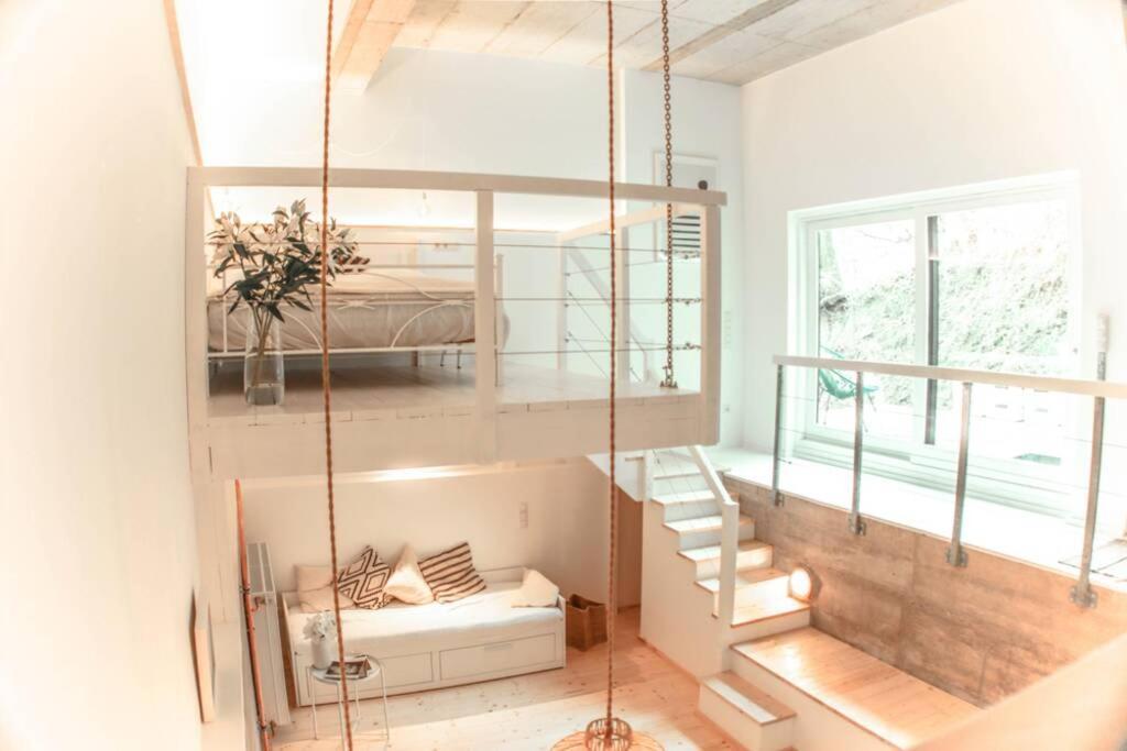 Pool-Loft: Wandern, Erholen & Sauna Siebengebirge Erpel Esterno foto