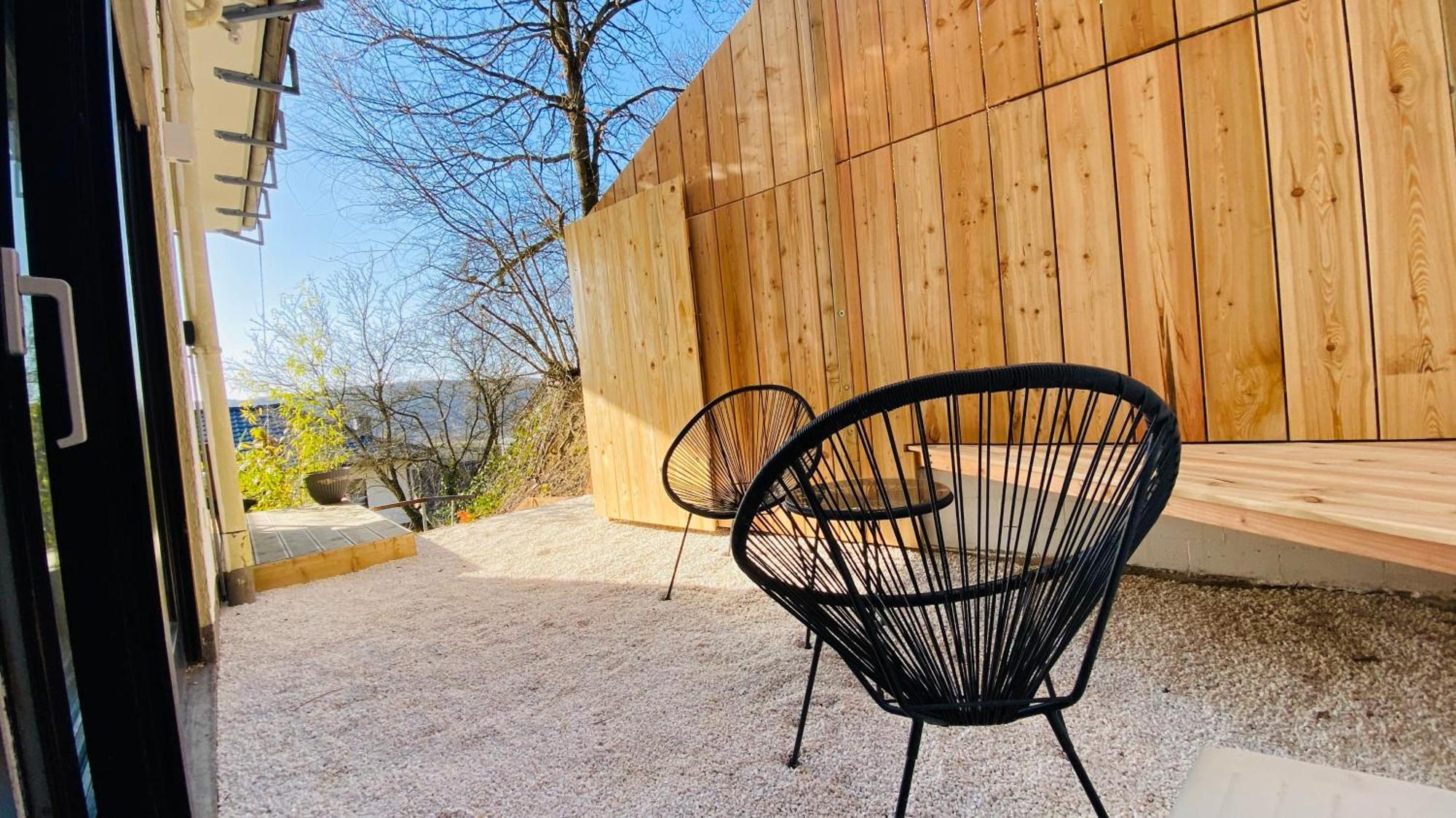 Pool-Loft: Wandern, Erholen & Sauna Siebengebirge Erpel Esterno foto